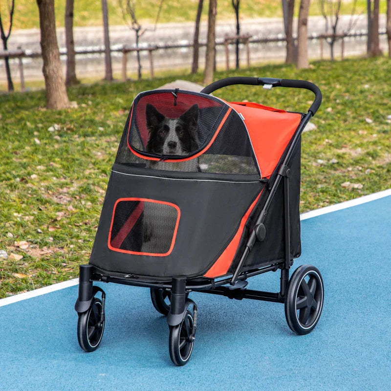 One-Click Foldable Stroller  with Storage