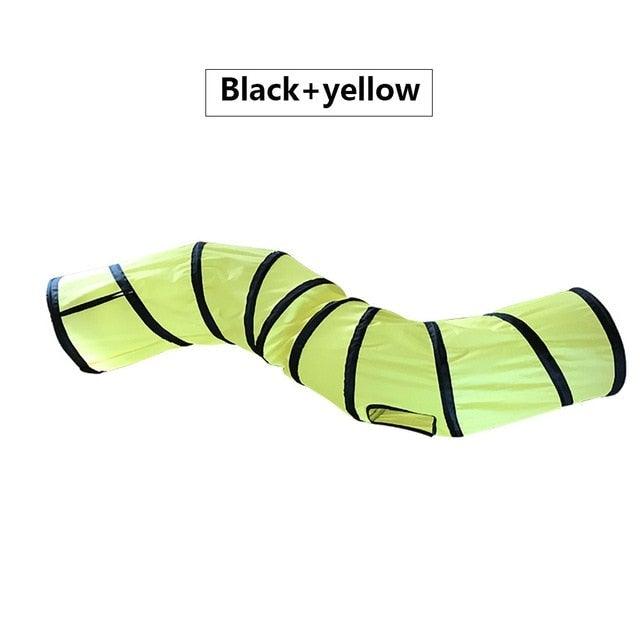 2/3/4/5 Holes Pet Cat Tunnel Toys Foldable Pet Cat Kitty Training Interactive