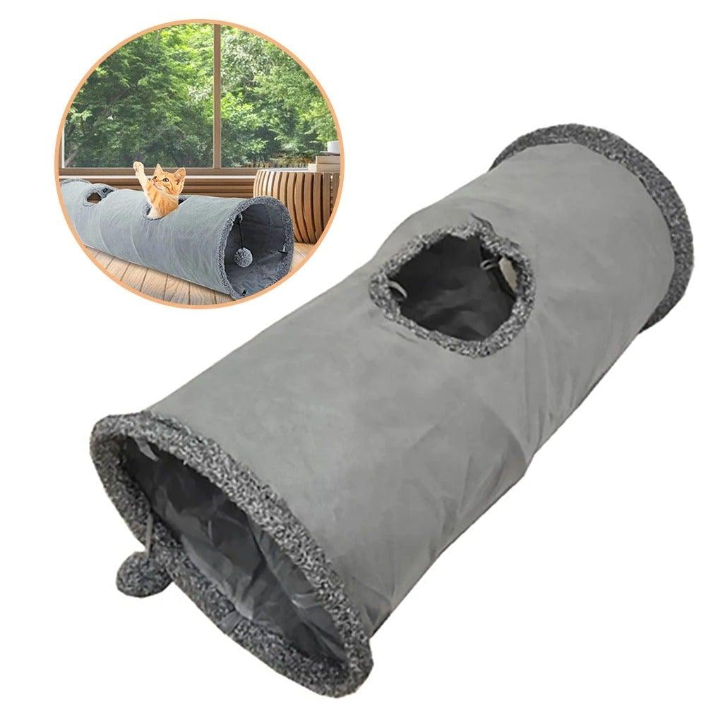 2/3/4/5 Holes Pet Cat Tunnel Toys Foldable Pet Cat Kitty Training Interactive