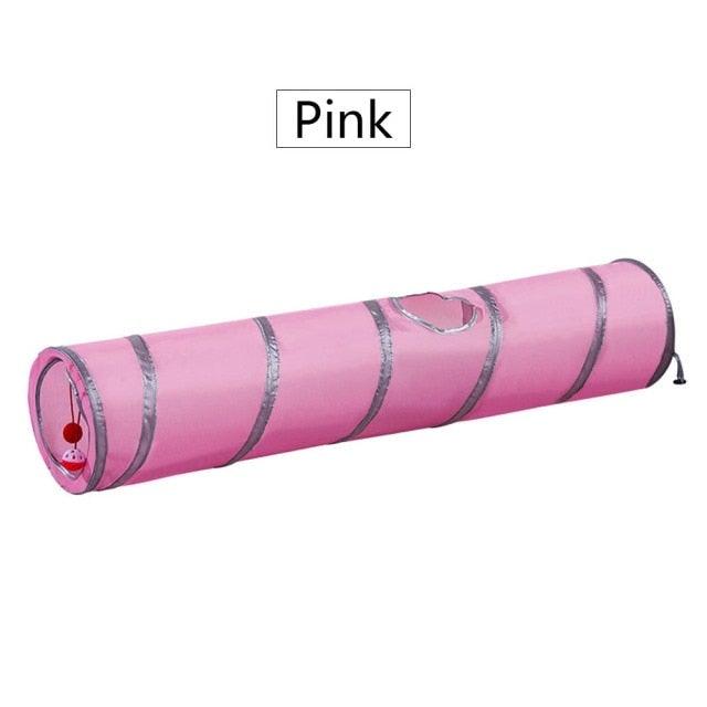 2/3/4/5 Holes Pet Cat Tunnel Toys Foldable Pet Cat Kitty Training Interactive