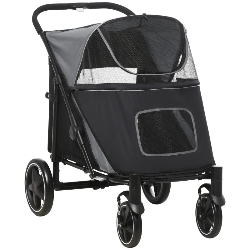 One-Click Foldable Stroller  with Storage