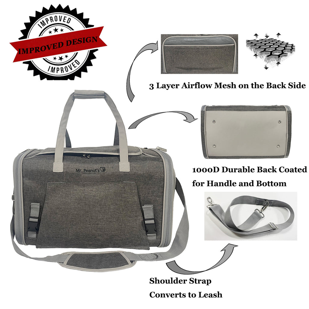 Standard Size Airline Compliant Expandable Pet Carrier V3.0
