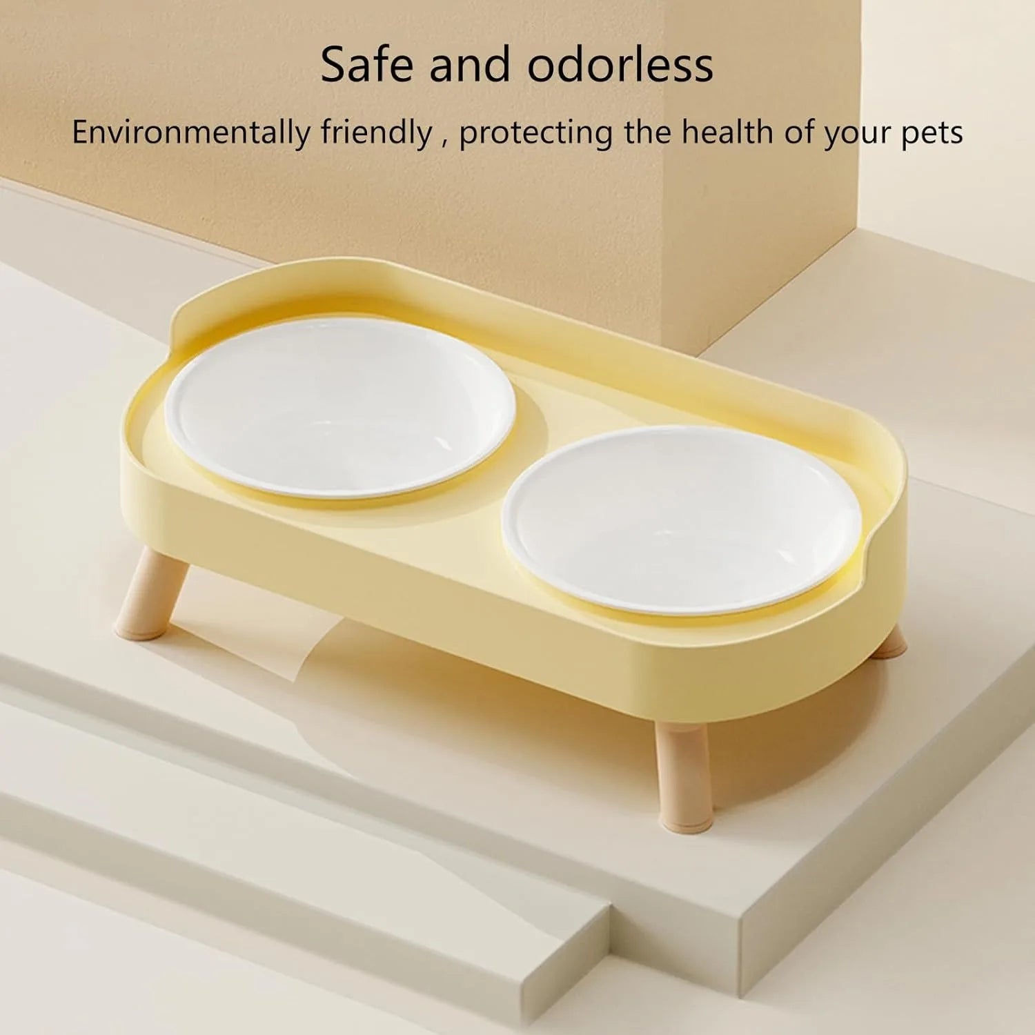 Elevated Pet Bowl Double Food And Water Set