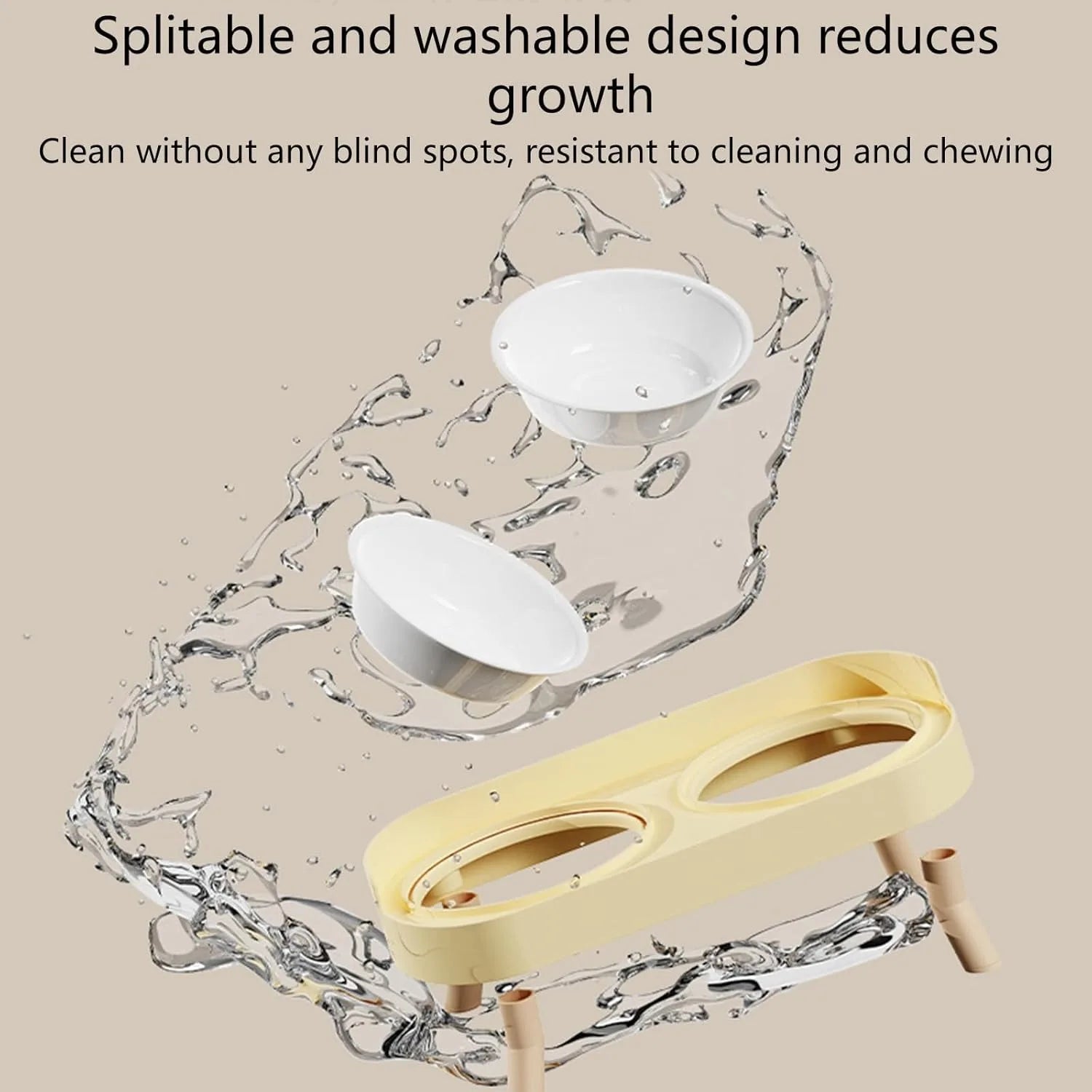 Elevated Pet Bowl Double Food And Water Set