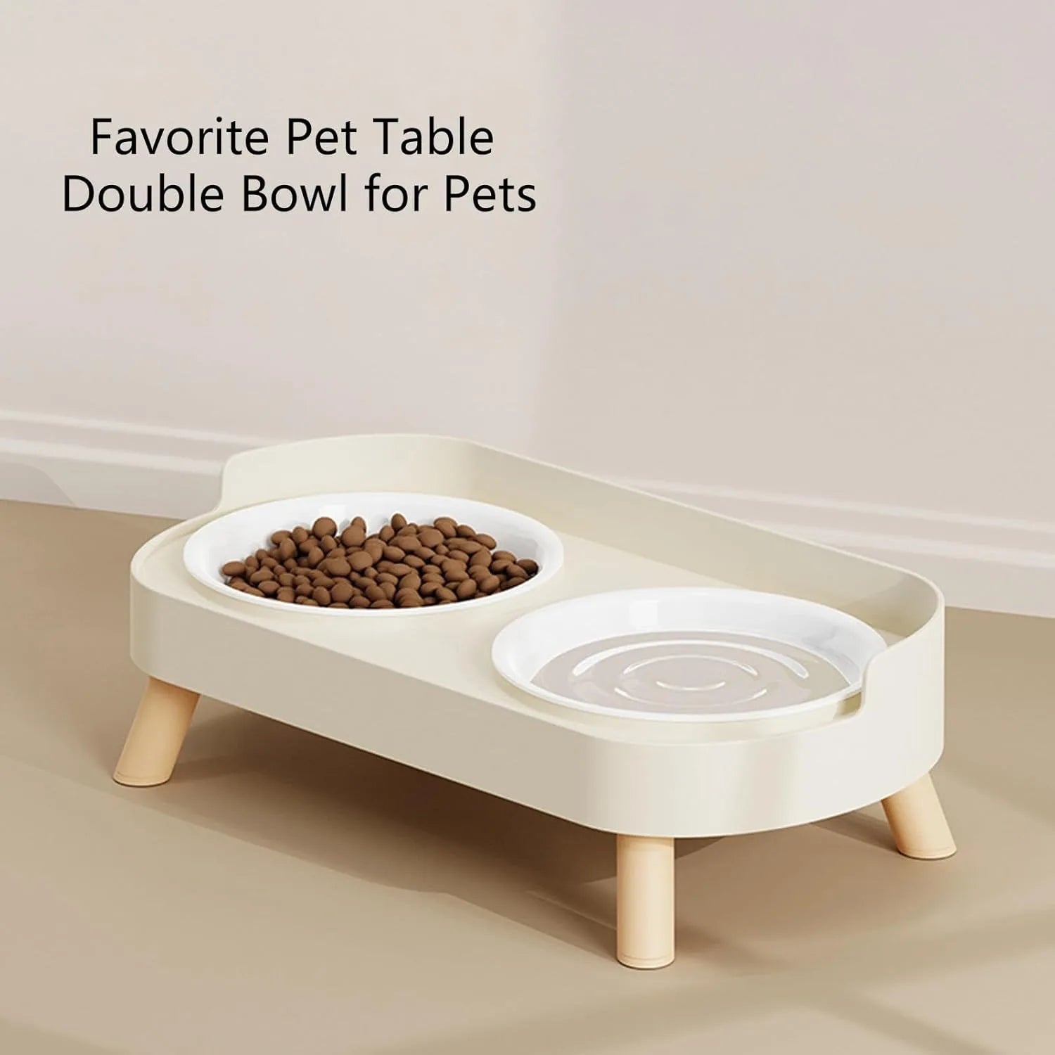 Elevated Pet Bowl Double Food And Water Set