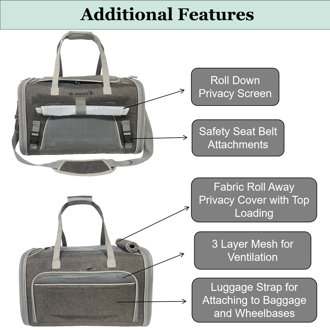 Standard Size Airline Compliant Expandable Pet Carrier V3.0