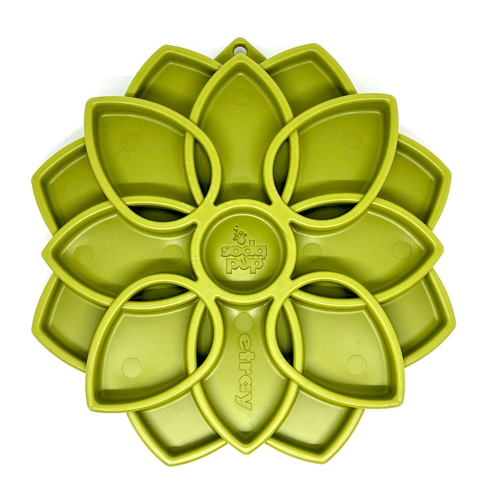 Mandala eTray Shallow Slow Feeder Dog