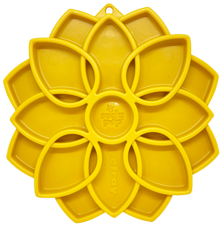 Mandala eTray Shallow Slow Feeder Dog
