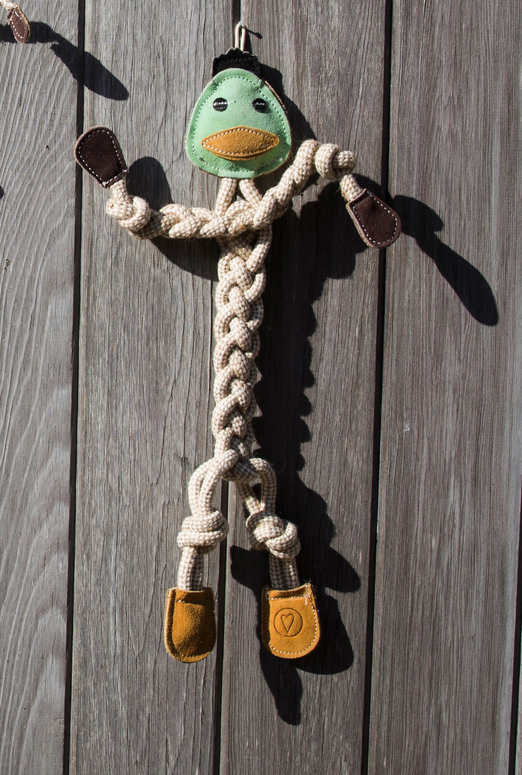 Dilly Duck Natural Rope Knottie® Dog Toy