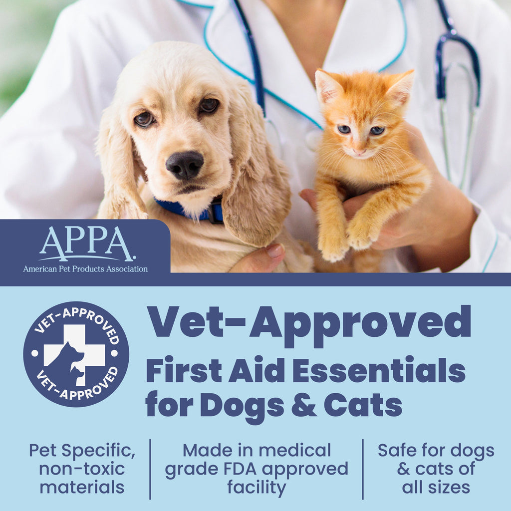 Vet Approved Pet First Aid Kit for Dogs & Cats