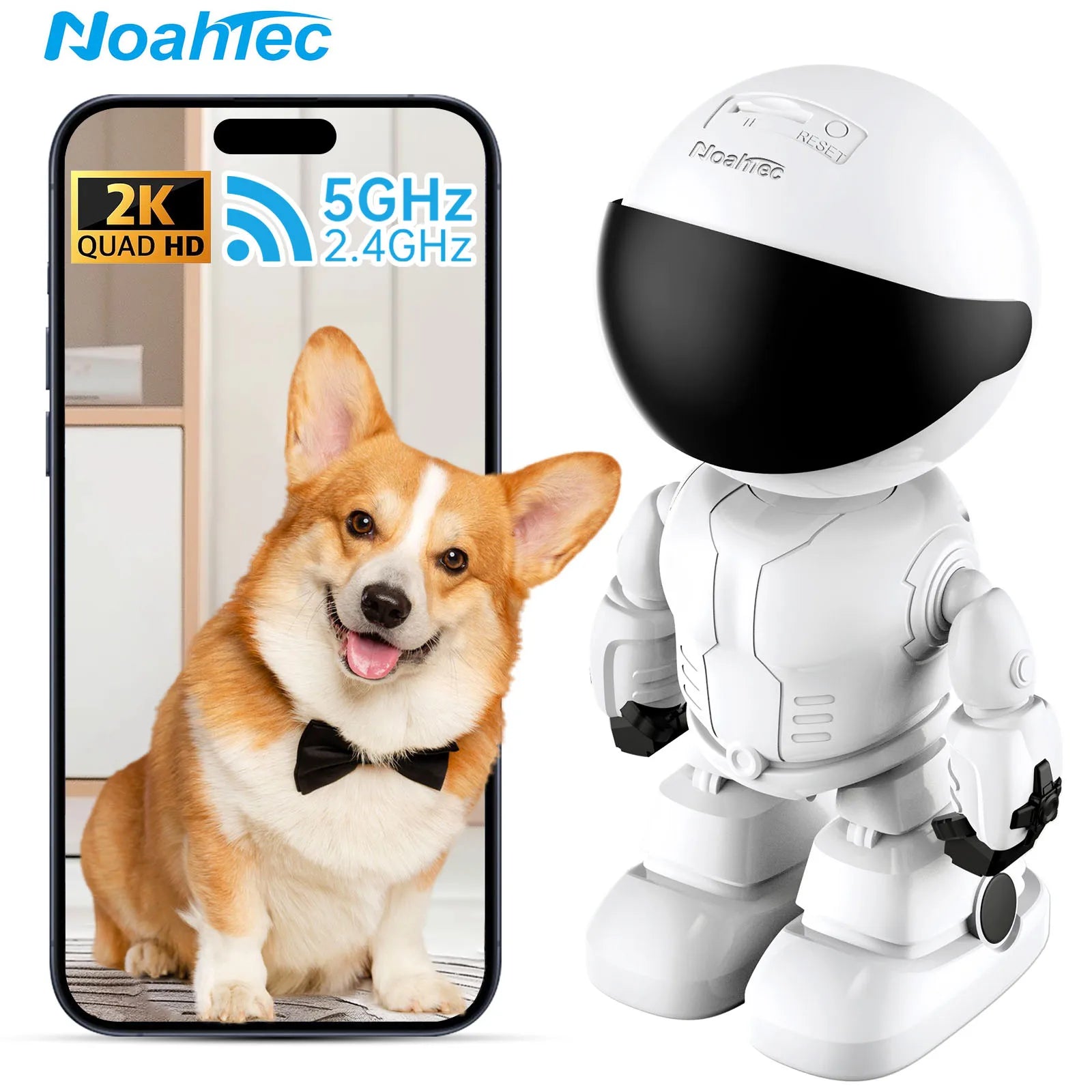 Noahtec Robot Camera  Indoor Home Security Camera