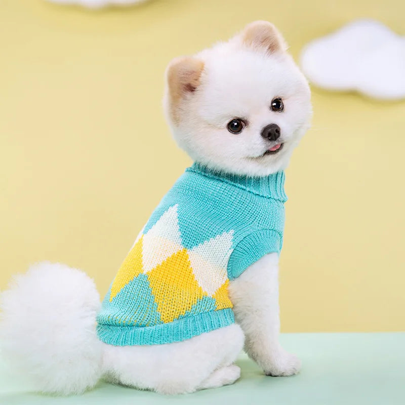 Knitted Dog Sweater S-2XL For Autumn Winter