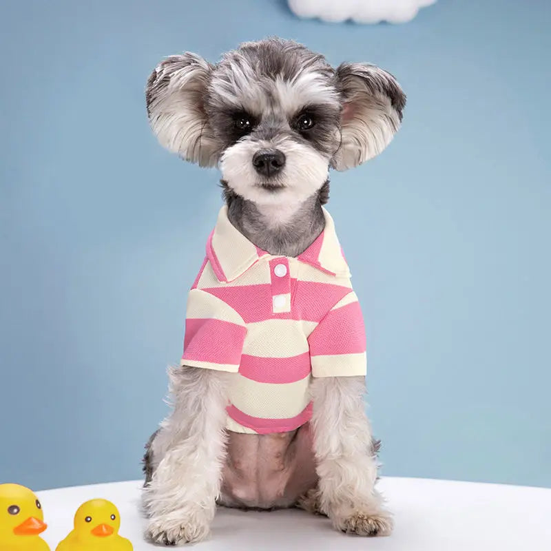 Pullover Pet Dog Polo Shirt Dog Clothes