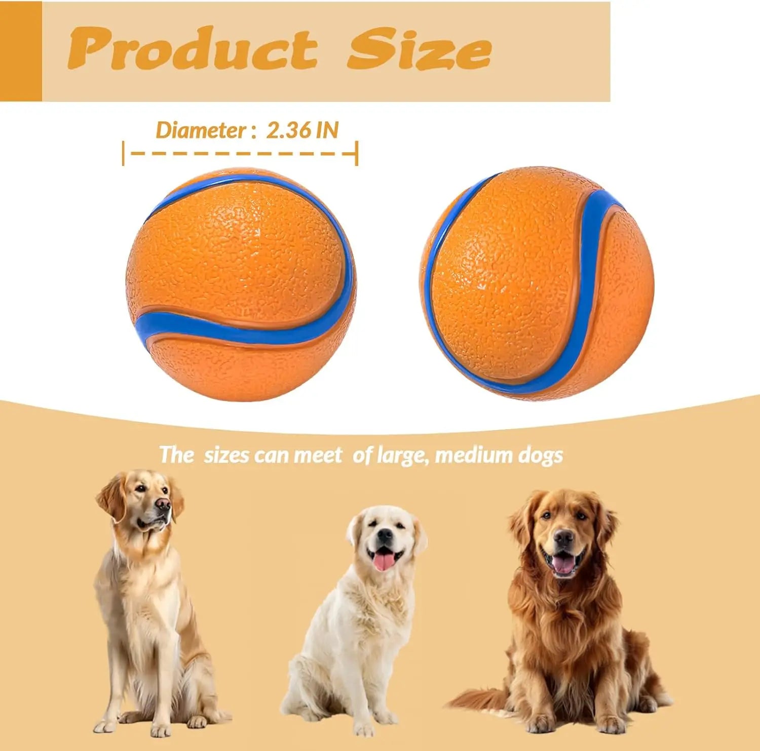 Rubber Pet Chew Ball -