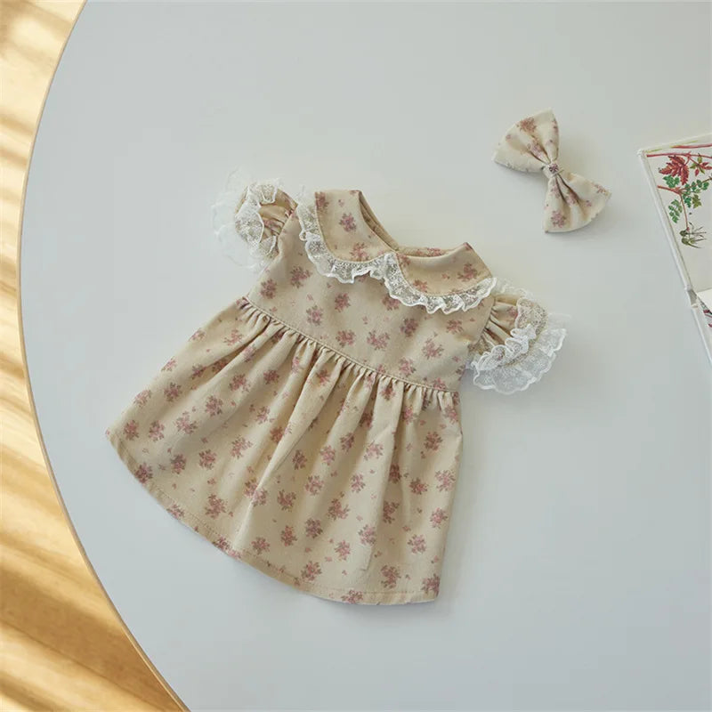 Pet Spring Floral puppy/kitten Printed Dress