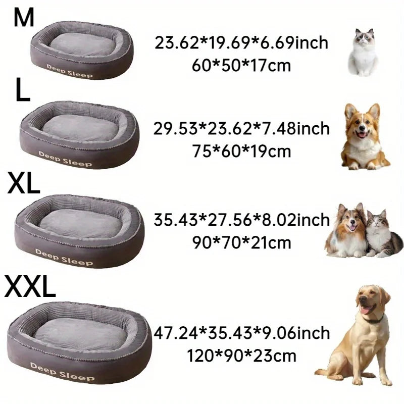 Comfortable and Soft Washable Pet Bed