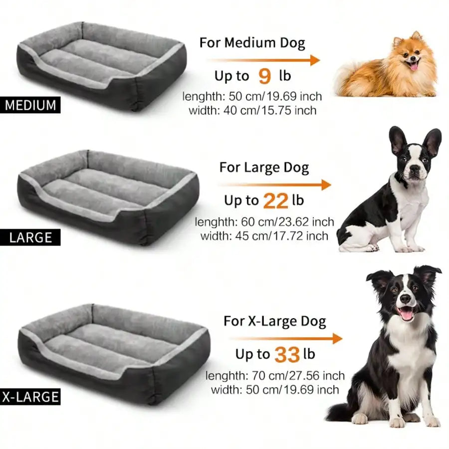 1pc Super Soft And Comfortable Plush Dog and Cat Bed