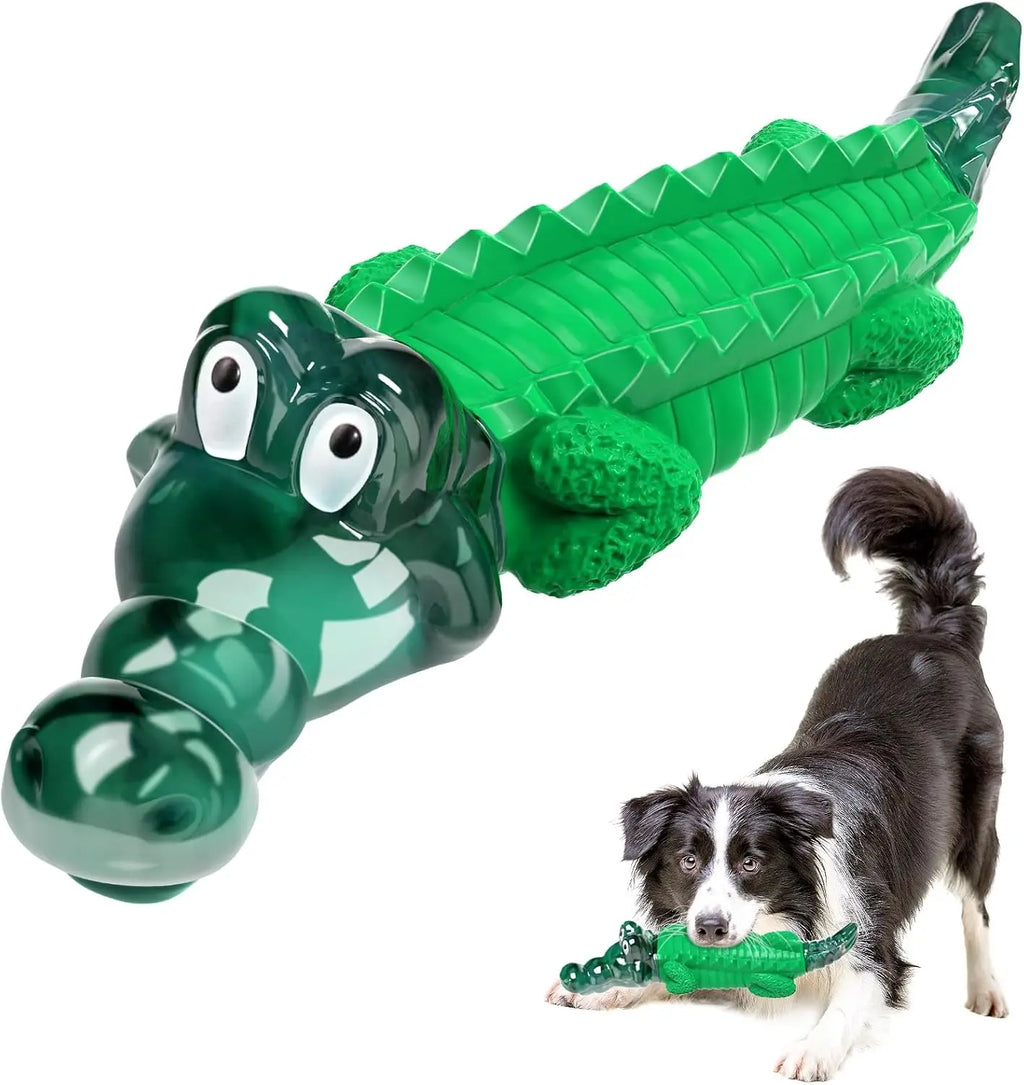 Aggressive Chewers Faux Alligator Dog Toys