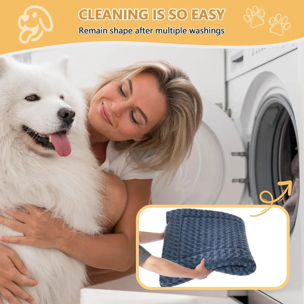 washable reversible dog bed mat crate