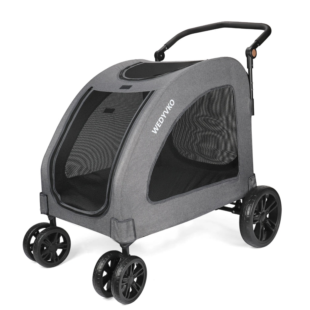 Heavy Duty Dog Stroller for Large Dogs up to 120 lbs,