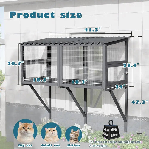 All-Weather Large Catio Pet Perch