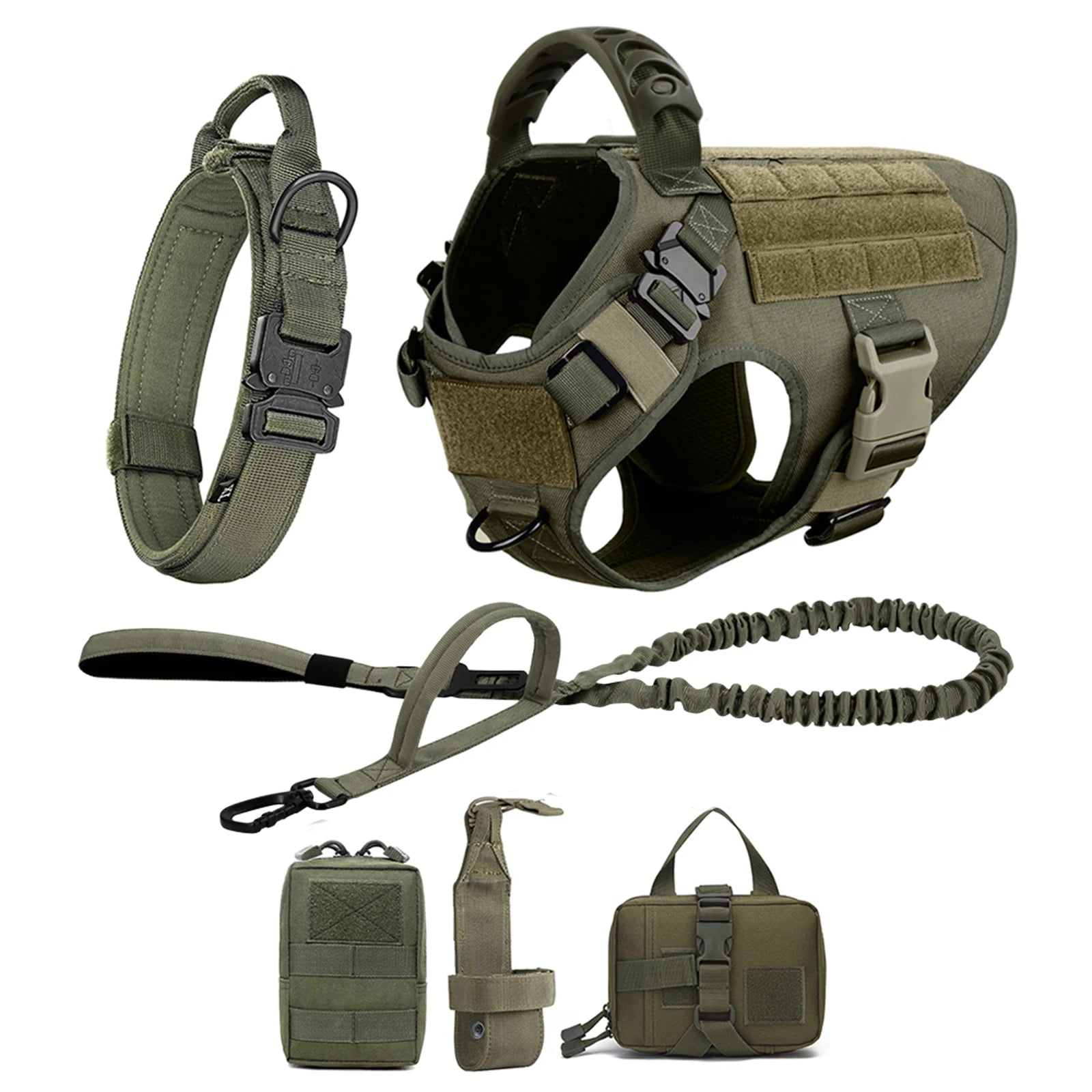 Large Dog Training Harness And Leash Set