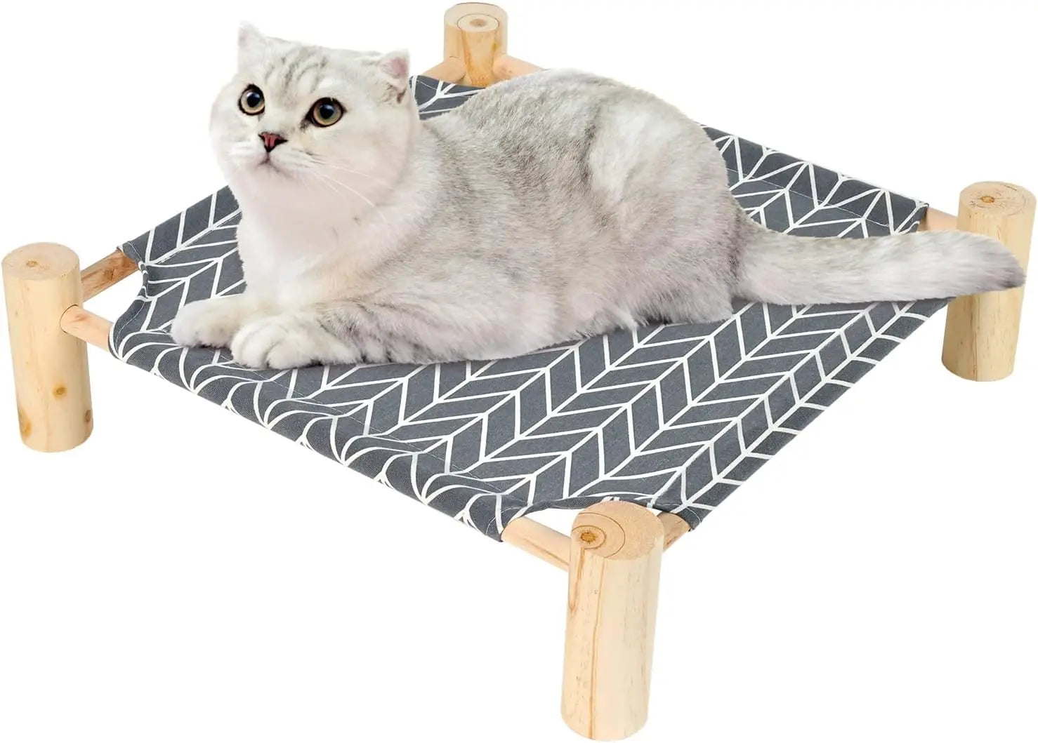 Elevated Pet Bed for Small Dogs & Cats,