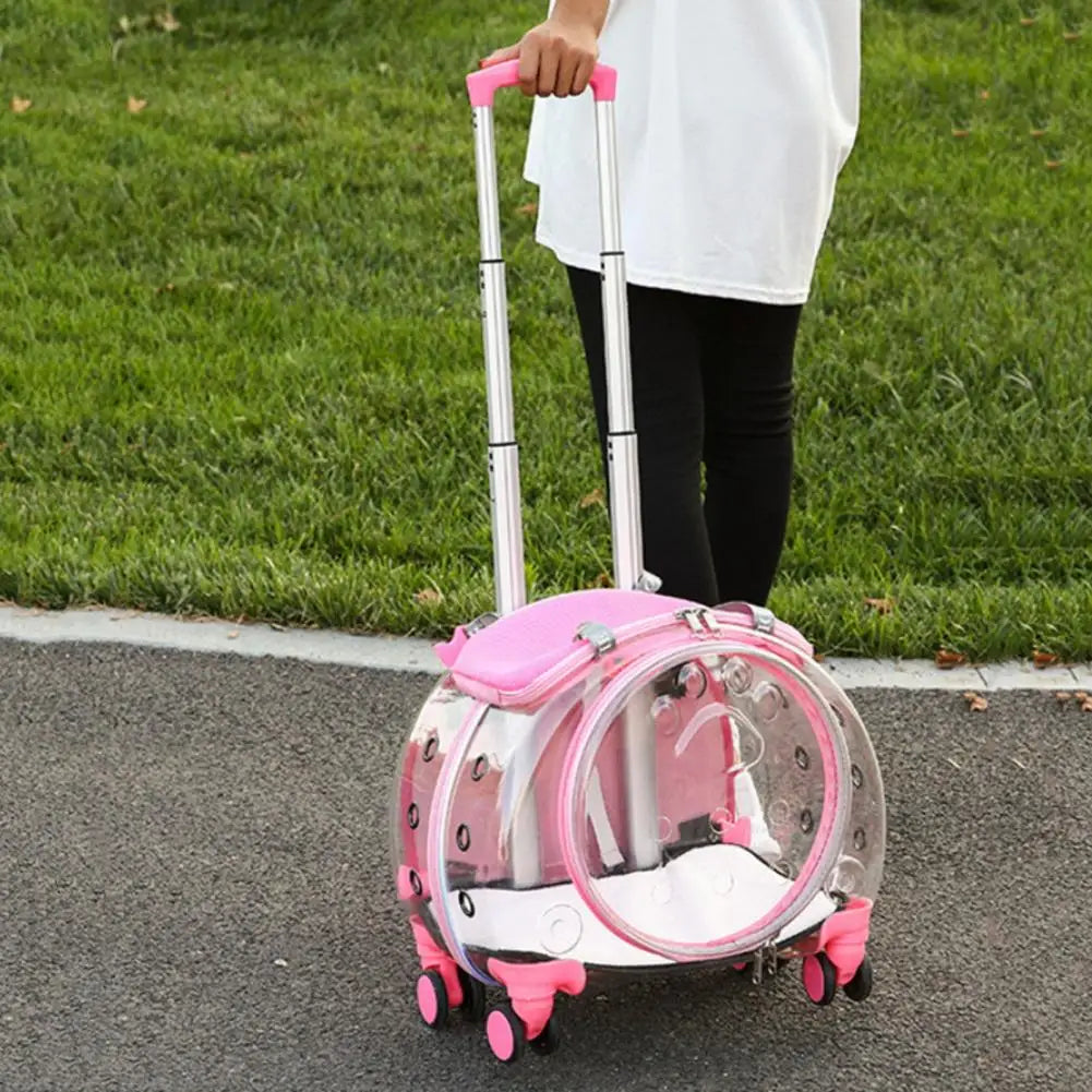 Pet  Cat  Trolley Case with Ventilation Holes