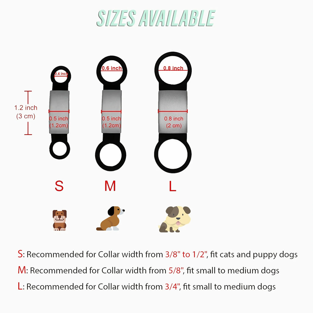 Personalized and Custom Dog Tag for Pets - No Noise -