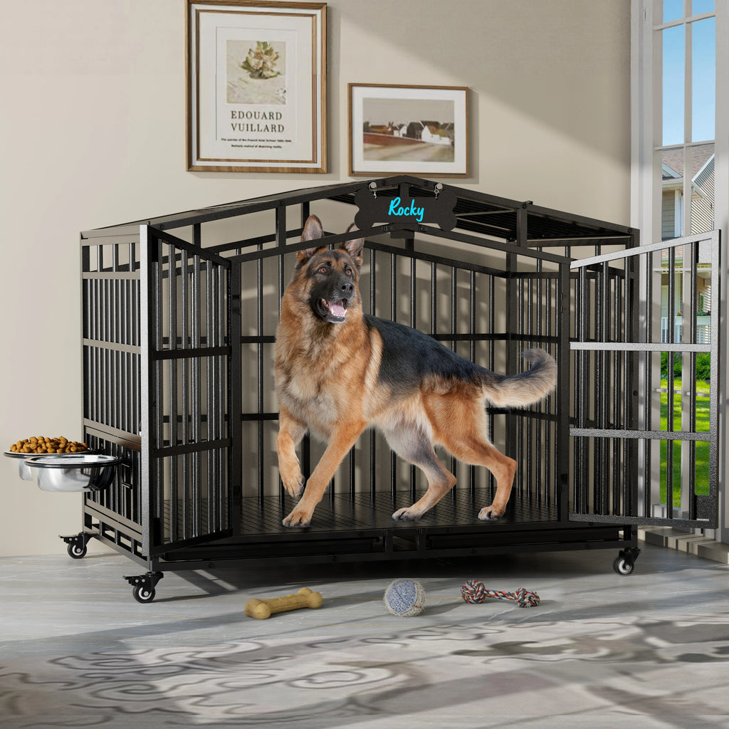 EasyCom 41"/48" Heavy Duty Extra Large  Dog Crate