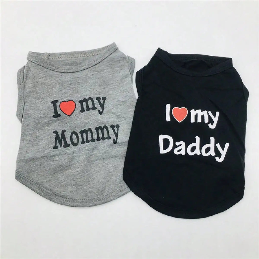 "I Love My Daddy" Puppy T-Shirt,