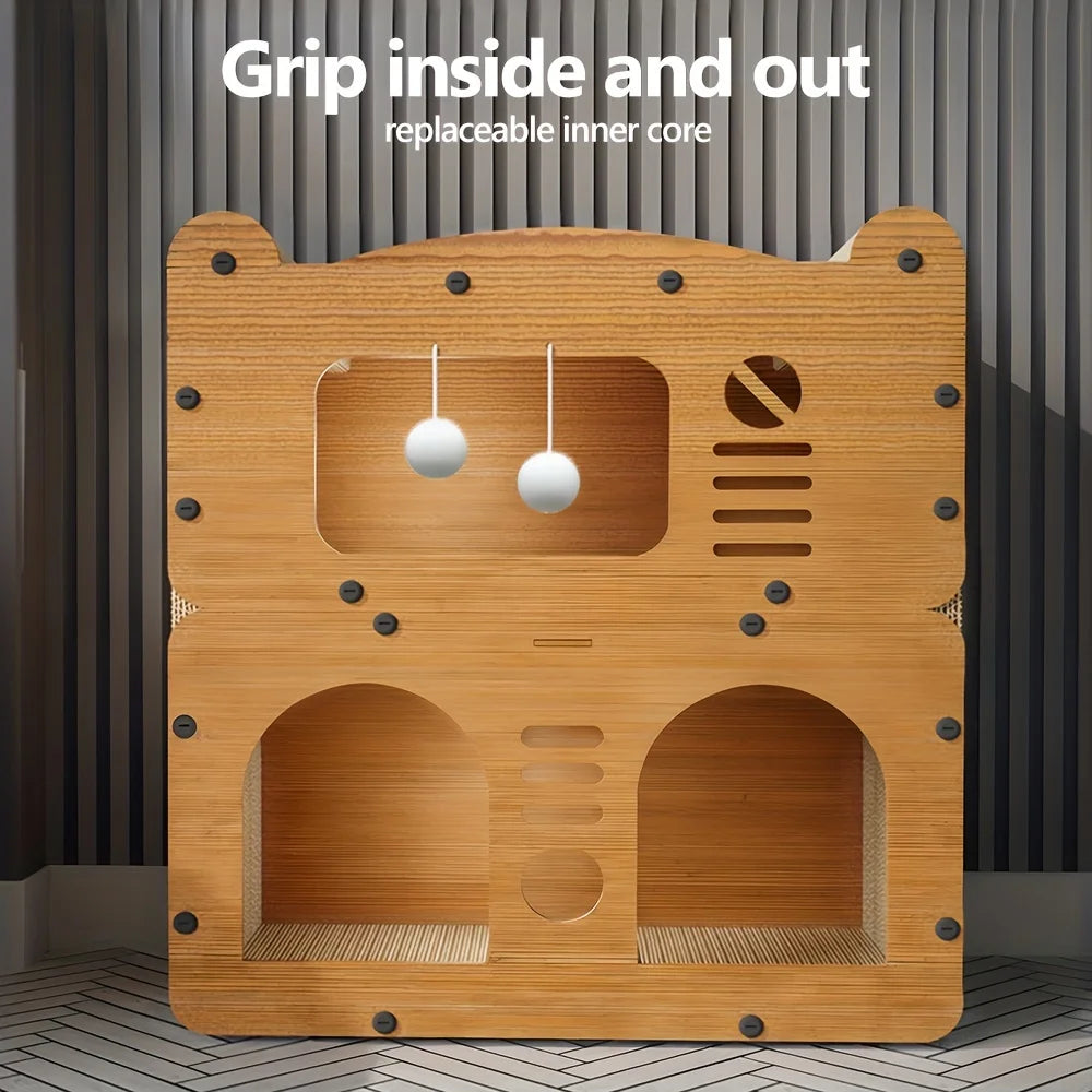 Spacious Cat House for Indoor & Outdoor Use -