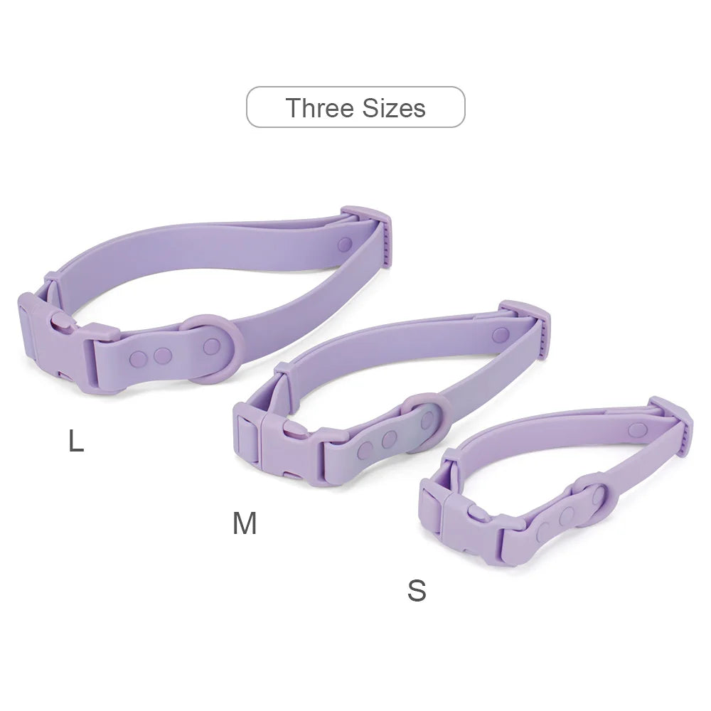 Waterproof PVC Dog Collar Adjustable Collar