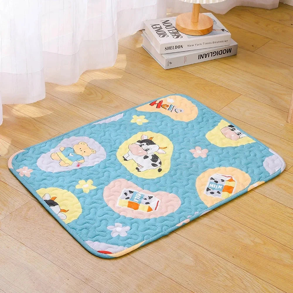 Summer Pet Mat, Cooling Ice Blanket, Breathable Mat