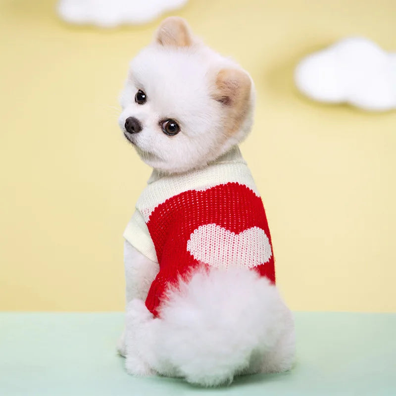 Knitted Dog Sweater S-2XL For Autumn Winter