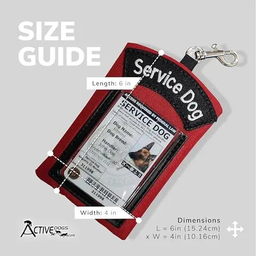 Active Service Dog ID Card Pouch 
SEO optimized: ActiveDog