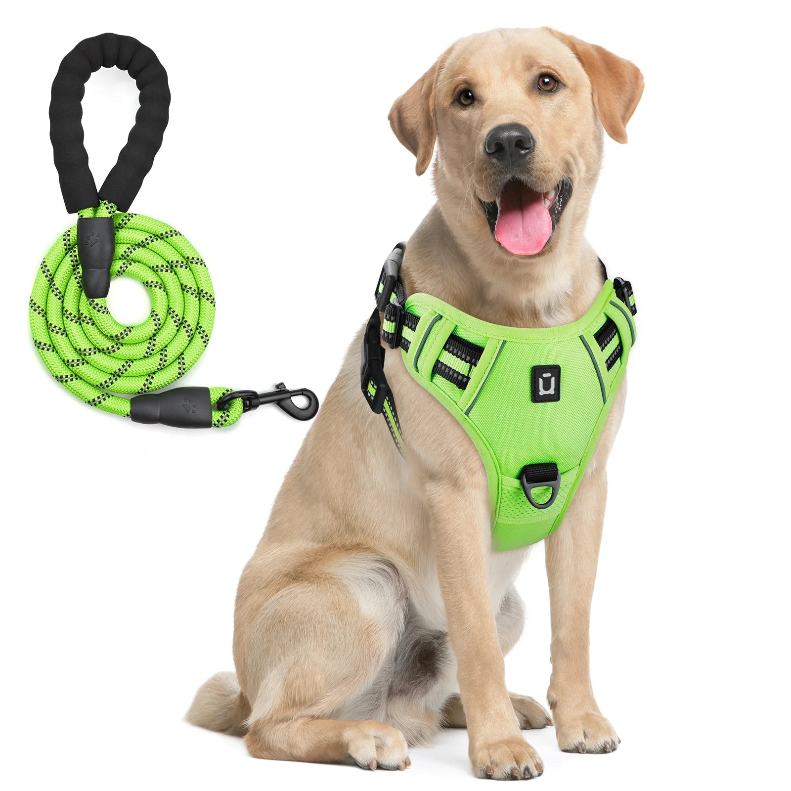 Assorted colors, Dog Harness and Leash Combo, Escape Proof