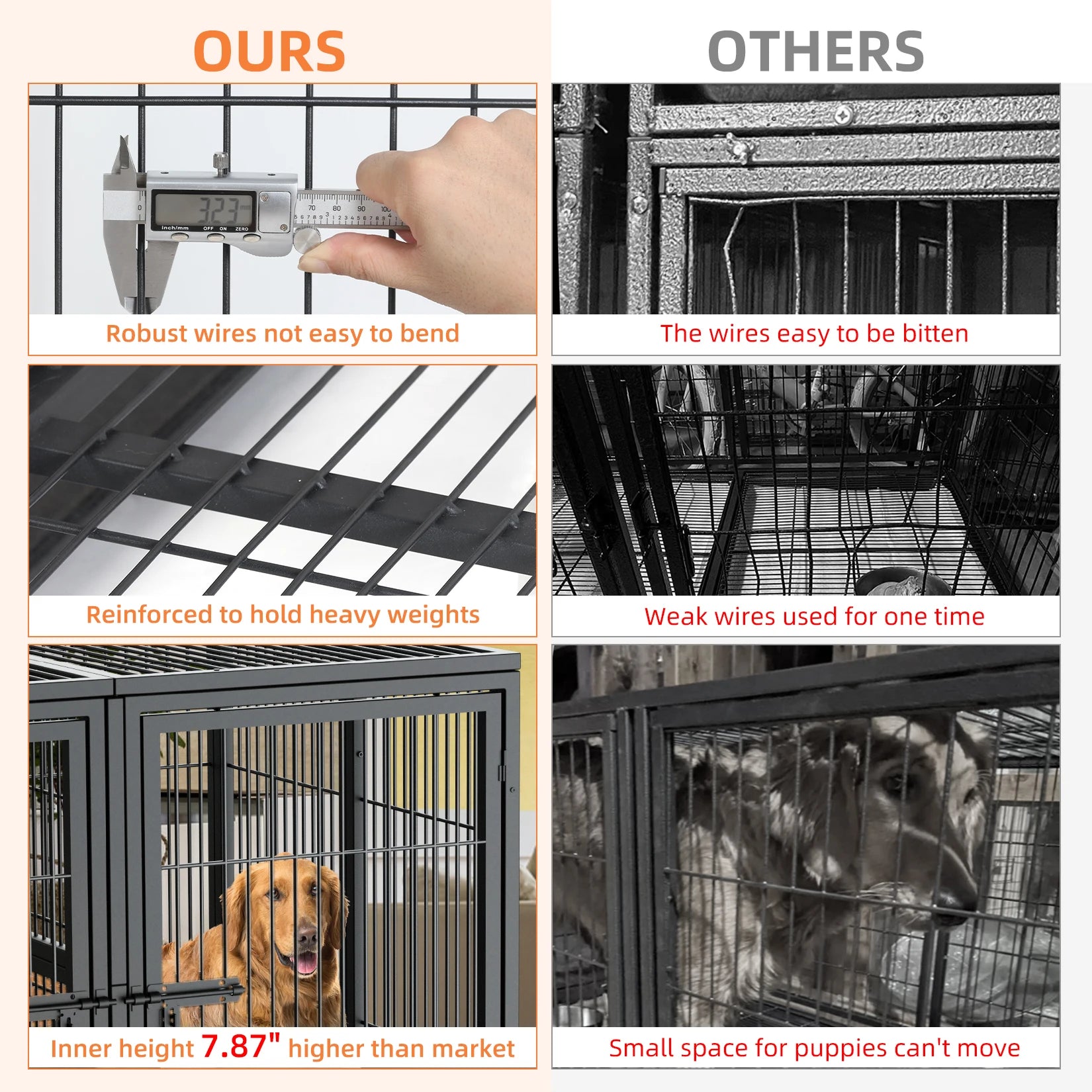 Jumbo Double Large Metal Pet Kennel House Playpen