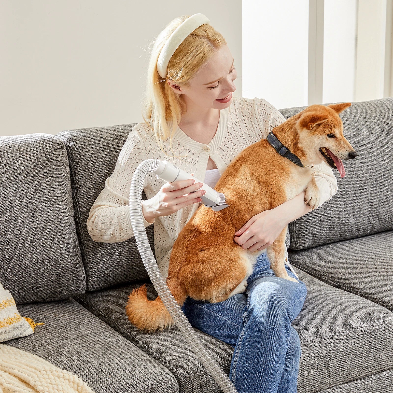 JHK 2.5L Professional Pet Grooming Vacuum Kit