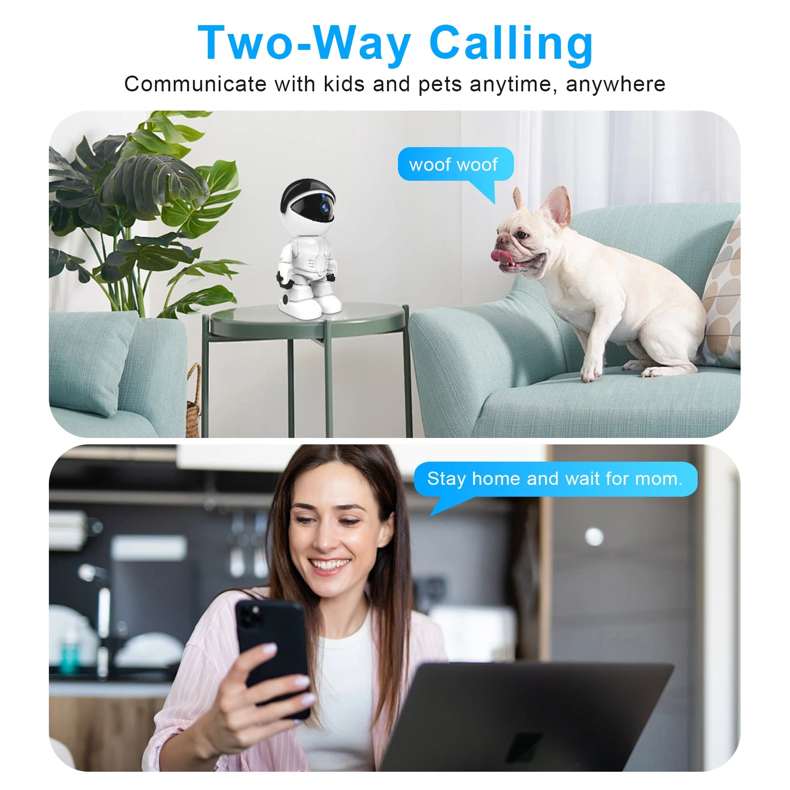 Noahtec Robot Camera  Indoor Home Security Camera