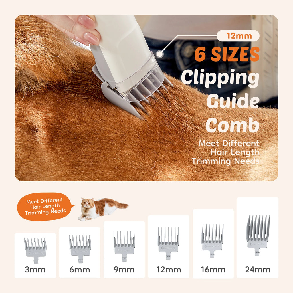 JHK 2.5L Professional Pet Grooming Vacuum Kit