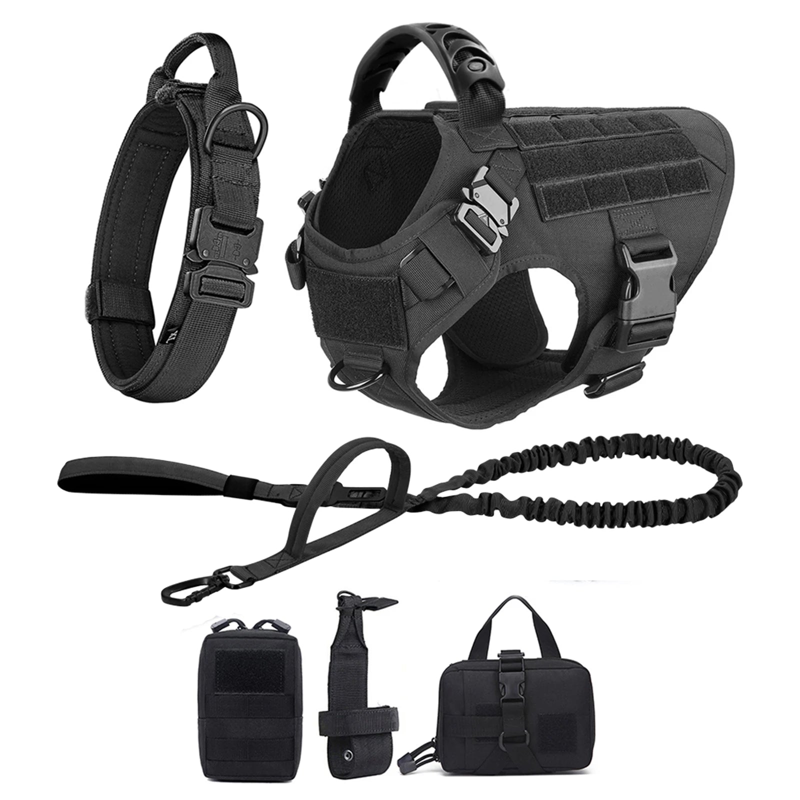 Large Dog Training Harness And Leash Set