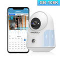 GENBOLT 2K WiFi Indoor Pan Tilt Security Camera,