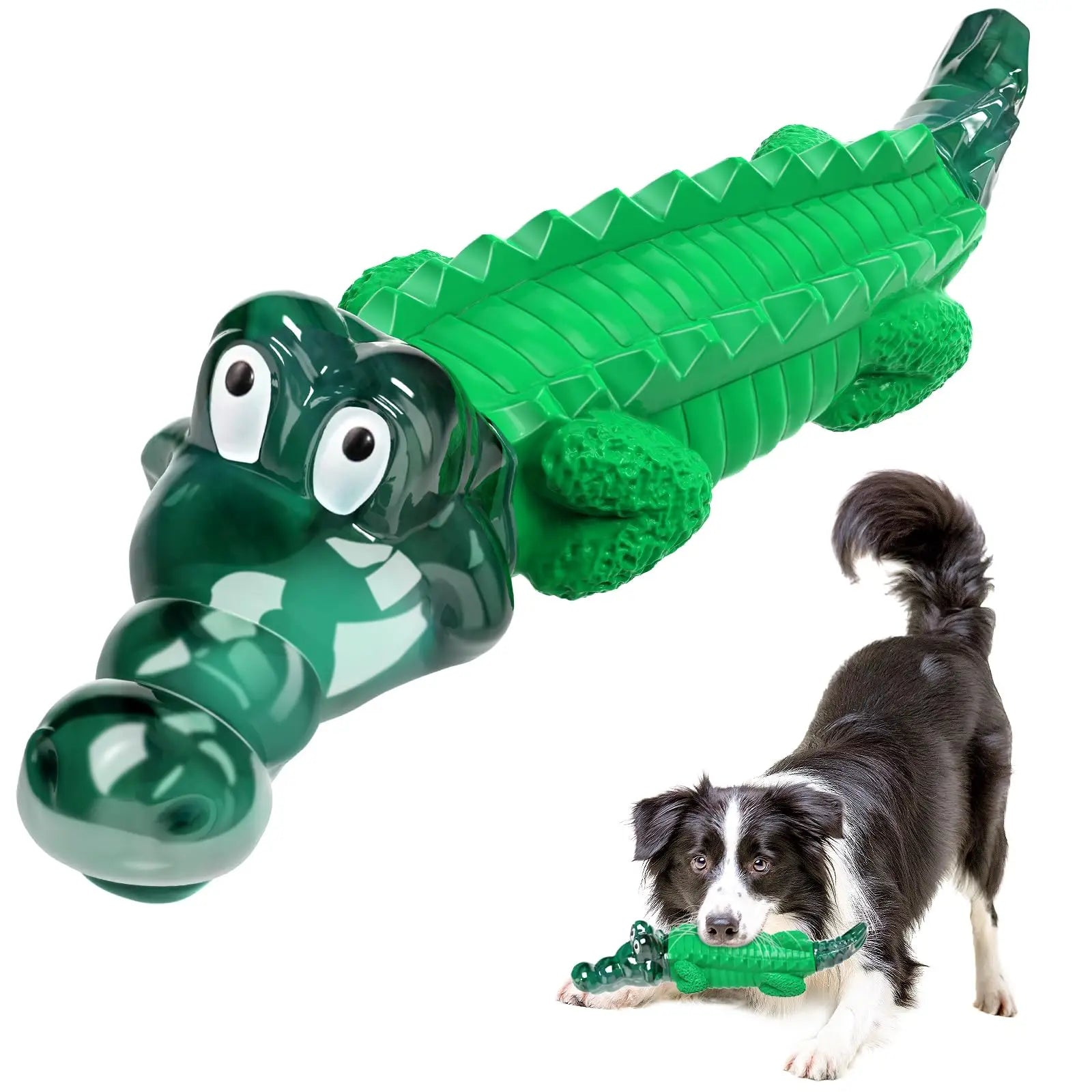 Aggressive Chewers Faux Alligator Dog Toys