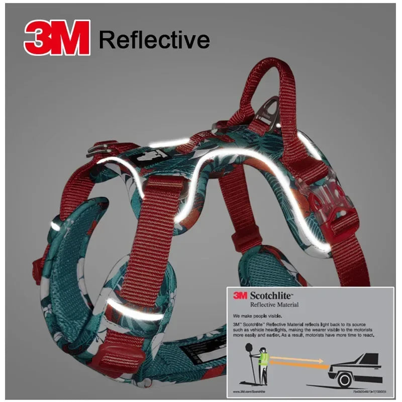 Truelove Pet Explosion-proof Dog Harness Camouflage and Reflective