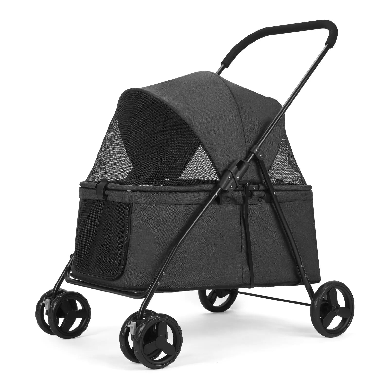 Wedyvko Luxury 80 lbs  Pet Stroller  with Brakes