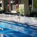 White Portable Puppy Playpen, Dog Enclosure for Outdoor Yard