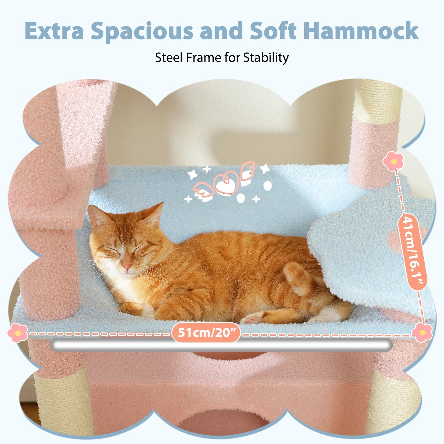 184cm Large Cat Tree Tower for Indoor Cats