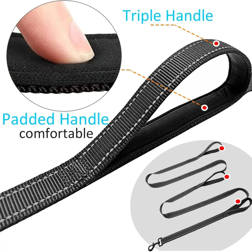 10FT Triple Handle Dog Leash