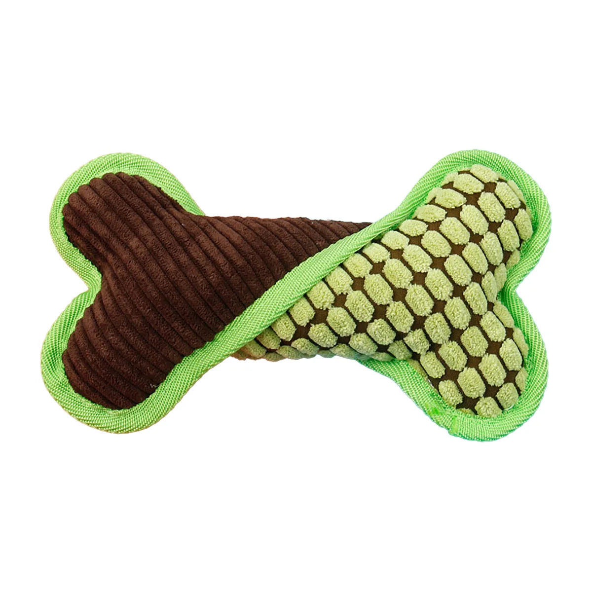 Plush Squeaky Toy Bones